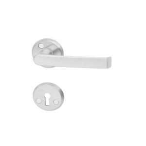 Door Handle A2012, Brushed Chrome, Habo 63345