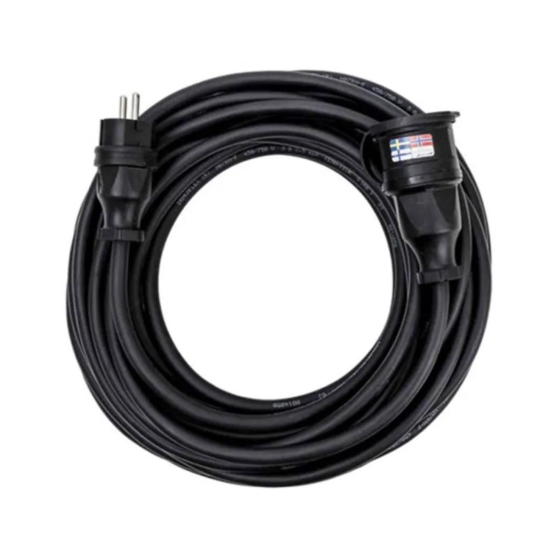 Forlængerledning H07RN-F Jordet Med Dæksel 3G2,5mm² 15m 230V IP44 Sort Gelia