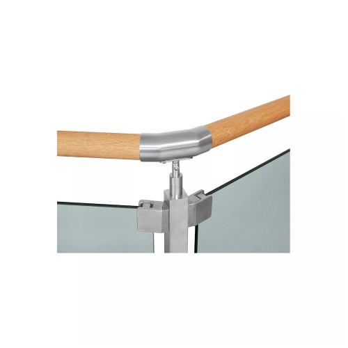 Hörnstolpe 45° Glasräcke Bertil Jabo 3600