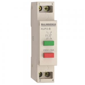 Impulse Push Button, 1SL+1BR, 16A, Malmbergs 2149311