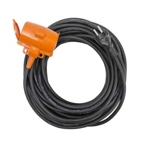 Grenuttag Jordat 2-Vägs Med Lock 20m 3G2,5mm² IP44 Gelia