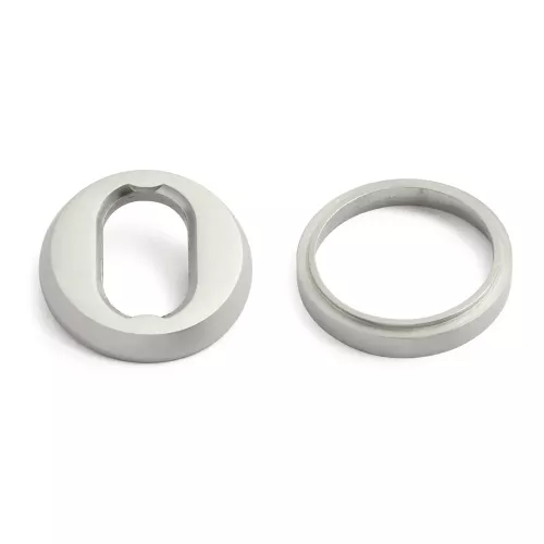 Cylinderring Universal Børstet Krom, Habo 16802