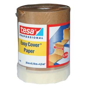 Masking Paper 180mmx25m Easycove, 10pcs, Tesa