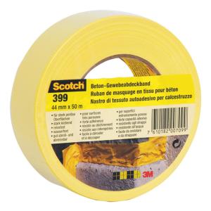 Concrete Tape 399, 44mmx50m, Yellow, 3M