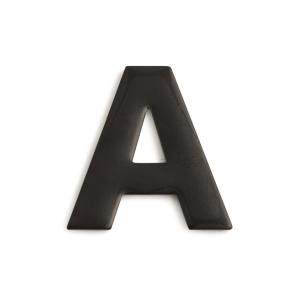 Letter A Stainless Steel, Black, Habo 16905