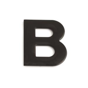 Letter B Stainless Steel, Black, Habo 16906