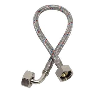 Hose Connection PEX Straight Angle G15 Stainless Gelia