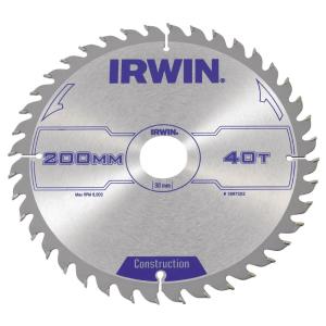 Circular Saw Blades 40T, 200x30mm, Irwin