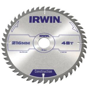 Circular Saw Blades 48T, 216x30mm, Irwin