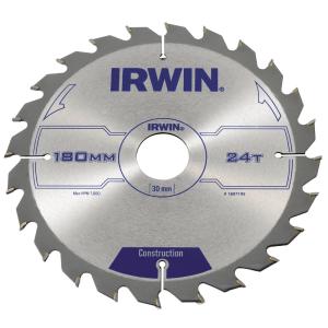 Circular Saw Blades 24T, 180x30mm, Irwin