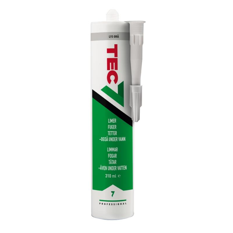 Lim Og Fugemasse, Antracit, 310ml, Tec7