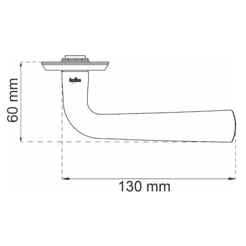 Ytterdörrhandtag Oslo, Habo