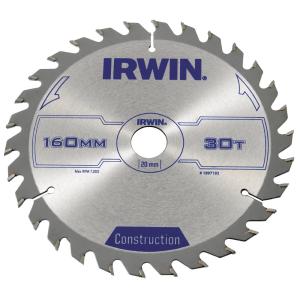 Circular Saw Blades 30T, 160x20mm, Irwin