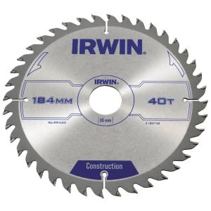 Circular Saw Blades 40T, 184x30mm, Irwin