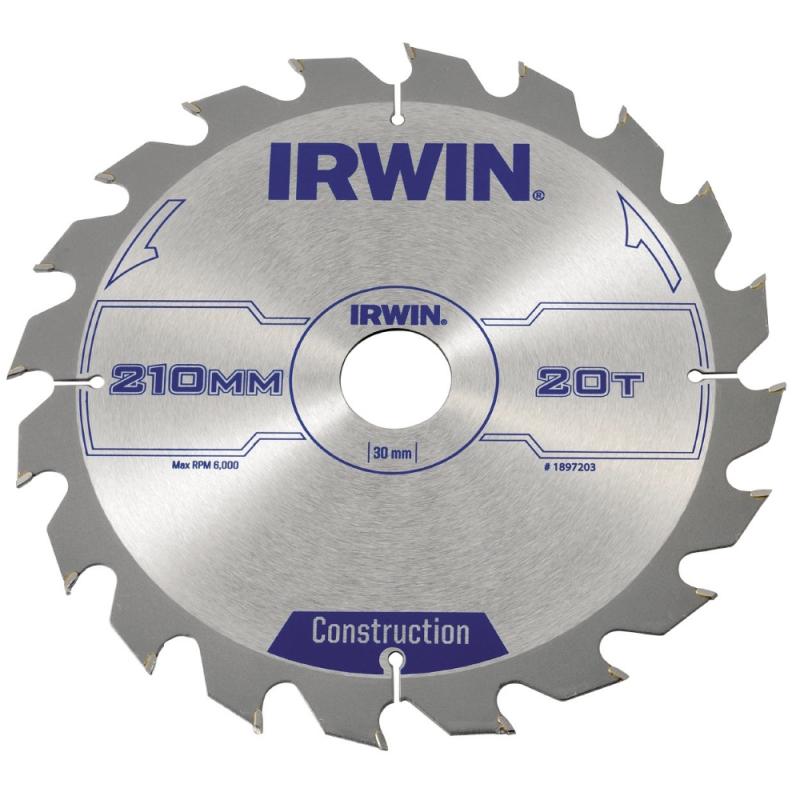 Rundsavklinger 20T, 210x30mm, Irwin