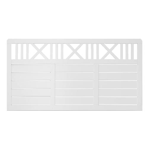 Skärm Salvia 3 Vit 180x90cm Jabo 4205