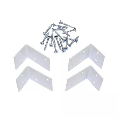 Beslag Altanräcke Målat Stål Vit 4st Jabo 3788