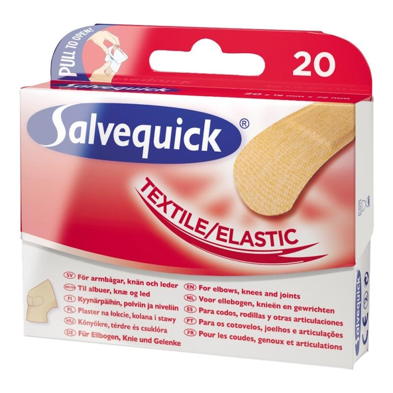 Plastre Tekstil Medium, 12stk, Salvequick