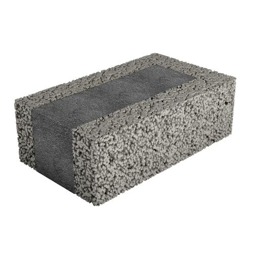 Isolerblock Exakt Hörn, Avslut 350x197x590mm