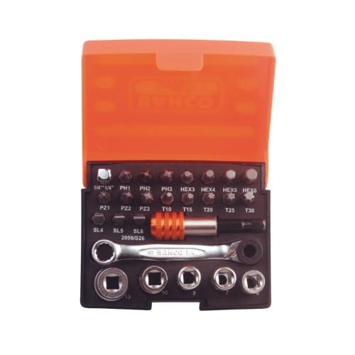 Bits Spärrnyckelsats, 26Delar, Bahco