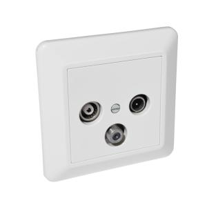 Antennestikdåse Til Indbygning Med Satellitstikdåse RS-Serien 3dB Mountain White Elko