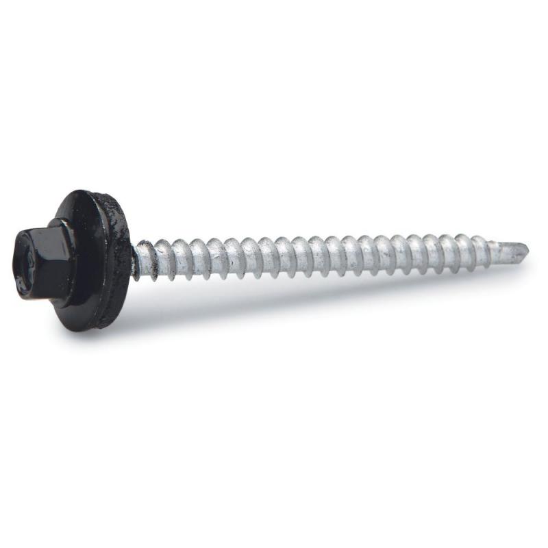 Farmaceutisk Skrue, Sort, 4,8x80mm, 100stk, Fast 285568