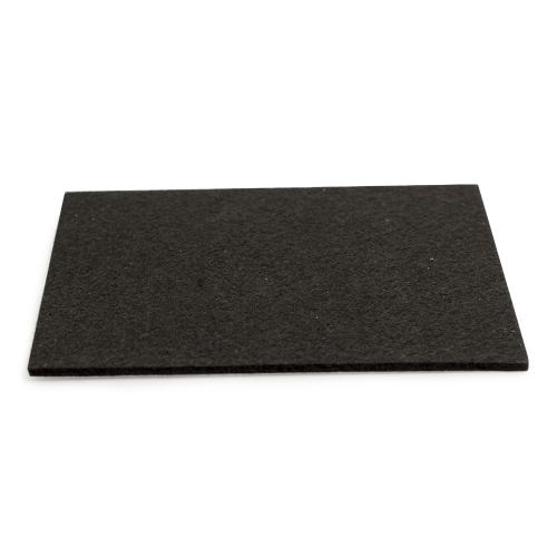 Filtstykke 116, 100x125mm Sort, Habo 17257