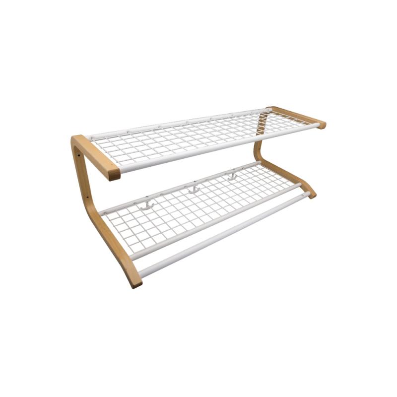 Hattehylde Anna, 1000mm, Hvid Og Bøg, Essem Design