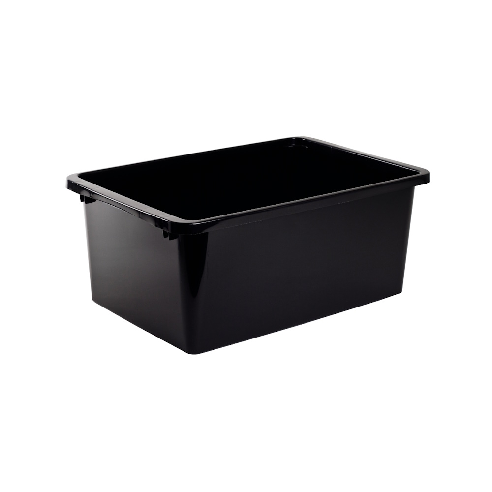 F rvaringsbox Storeit 40L Svart 8st Nordiska Plast f-rvaringsbox-storeit-40l-svart-8st-nordiska-plast