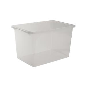 Storage Box Storeit 60L, Transparent, 8pcs, Nordiska Plast