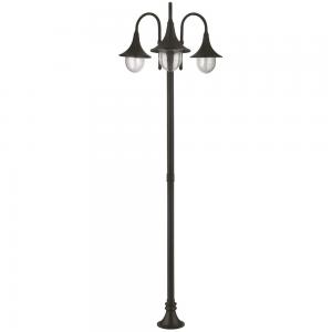 Table lamp Italy, Black, 3X11W, E27, IP44, Malmbergs 7760039