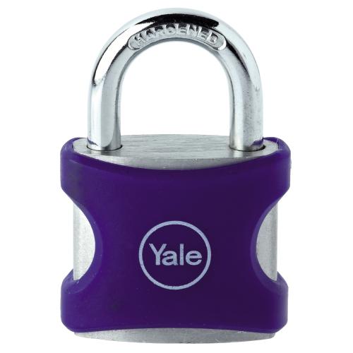 HÄNGLÅS YALE BLÅ GDS 32MM 3NY