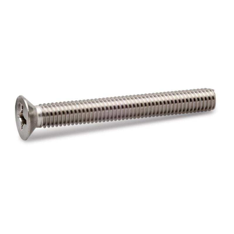 Maskinskrue Rustfri A4 M6x50mm 25stk, Fast 276520