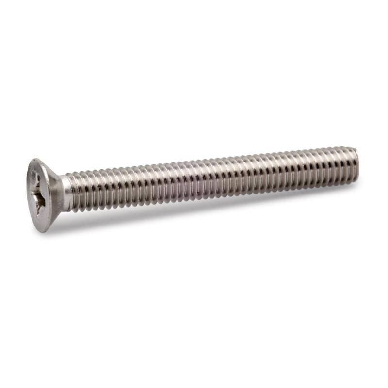 Maskinskrue Rustfri A4 M6x60mm 25stk, Fast 276521