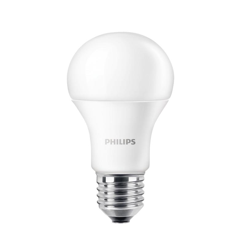 LEDLAMPA NORMAL FROSTAD VARMVIT E27 9W ANTAL 4 ST