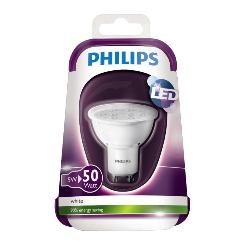 LEDLAMPA SPOT GU10 36D NEUTRALVIT 50W ANTAL 4 ST