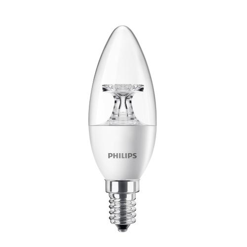 LEDLAMPA KRON KLAR VARMVIT E14 40W ANTAL 4 ST