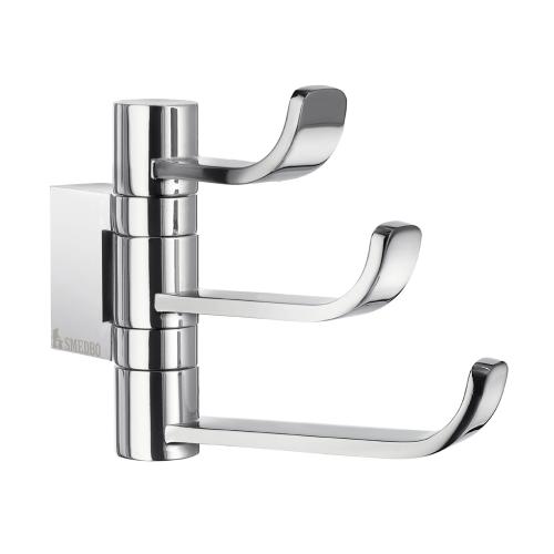 Svängbar Trippelkrok Ice Polerad Krom Smedbo OK327