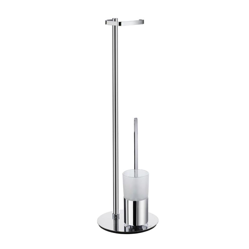 Fritstående Toiletpapirholder Outline Poleret Krom Smedbo FK312