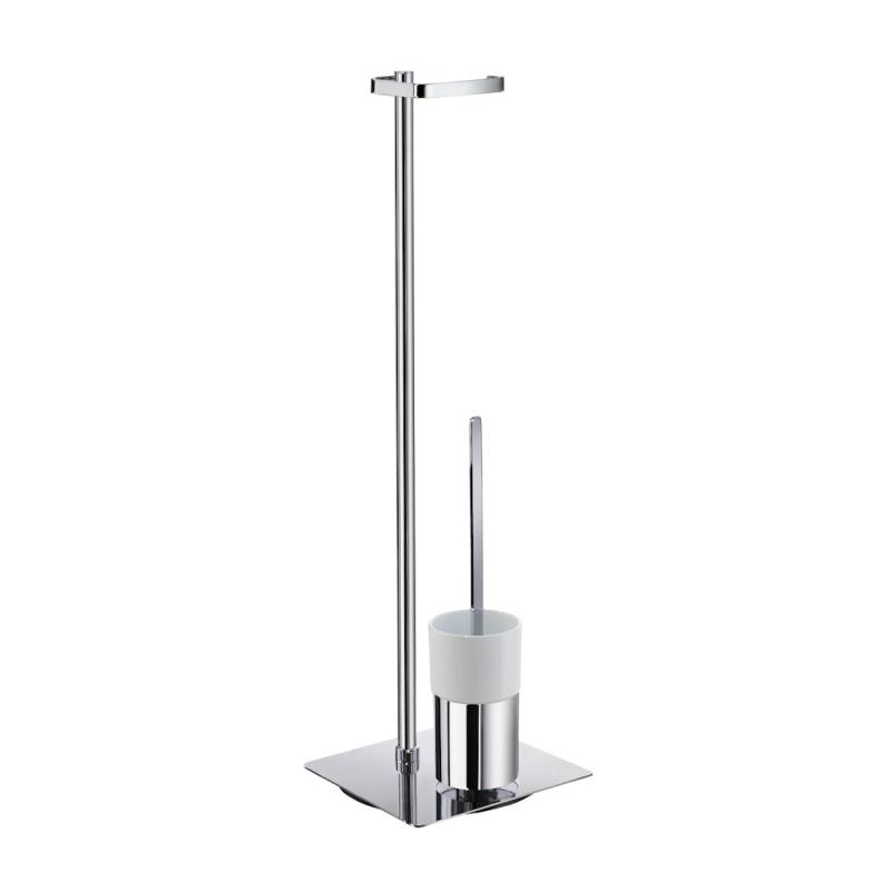 Fritstående Toiletpapirholder Outline Poleret Krom Smedbo FK322P