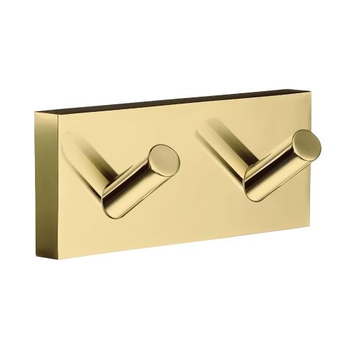 Dobbeltkrog Hus 90mm Poleret Messing Smedbo RV356