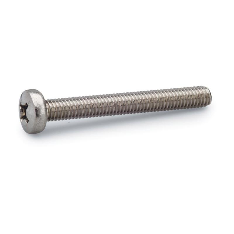 Maskinskrue Rustfri A4 M6x80mm 25stk, Fast 276552