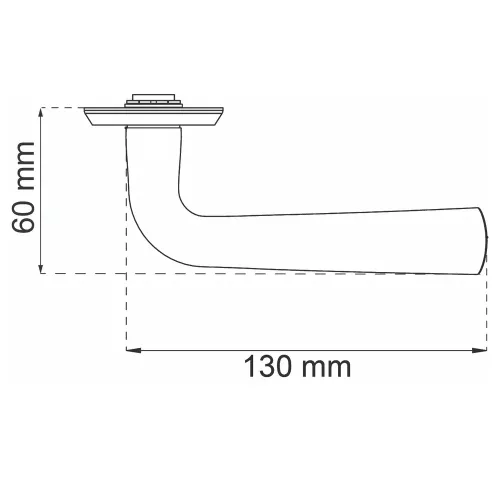 Udvendigt Dørgreb Oslo Clean Poleret, Habo 17224