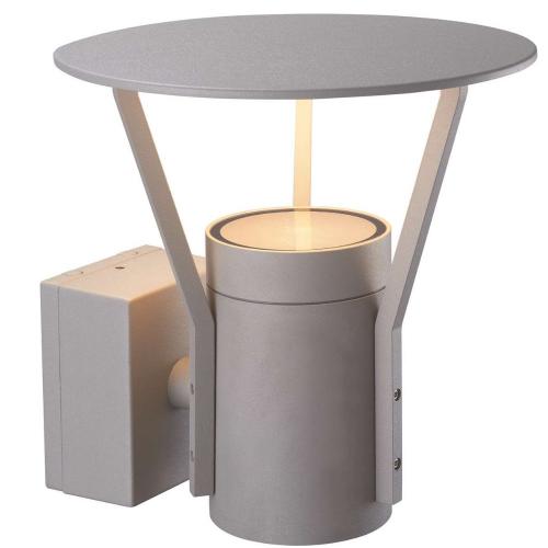 Väggarmatur Eklof IV LED, Sølv, IP54, Malmbergs 9977123