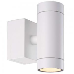 Wall Luminaire Eklof V, LED, 2x6W, White, IP21, 230V, Malmbergs 9977137