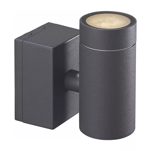 Väggarmatur Eklof VI LED, Mörkgrå, 230V Malmbergs 9977140