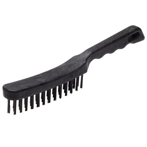 Steel Brush, 3-Row, 10pcs, Anza