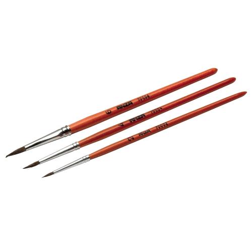 Brush Set Watercolor 3 Parts 12pcs Anza