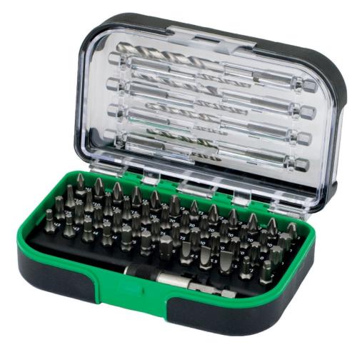 Bitsbox 1, 4" 25mm Med Borr 57 Del Hikoki 60120810