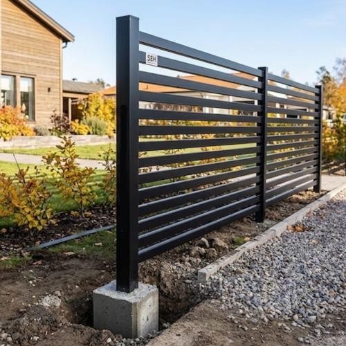 Post 50x50x1050mm Black Jabo 34020